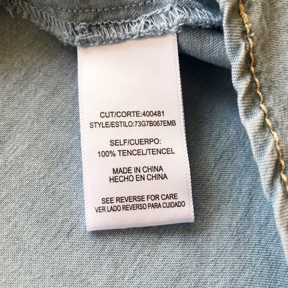 Big Strike USA Off the Shoulder Boho Top - Picture 5 of 6